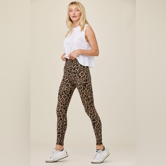 LNA X Revolve | Leopard Zippered Leggings | Full Length  | Womens Size XS - Picture 1 of 9
